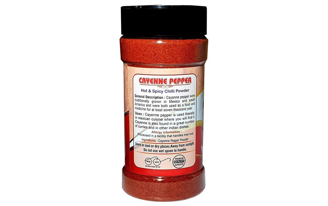Desire Cayenne Pepper - Hot & Spicy Chili Powder   Bottle  100 grams